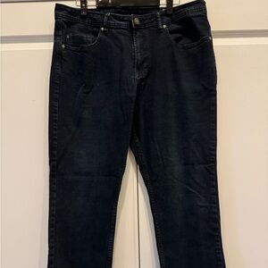 Buffalo David Bitton Men's Dark Blue Relaxed Jeans